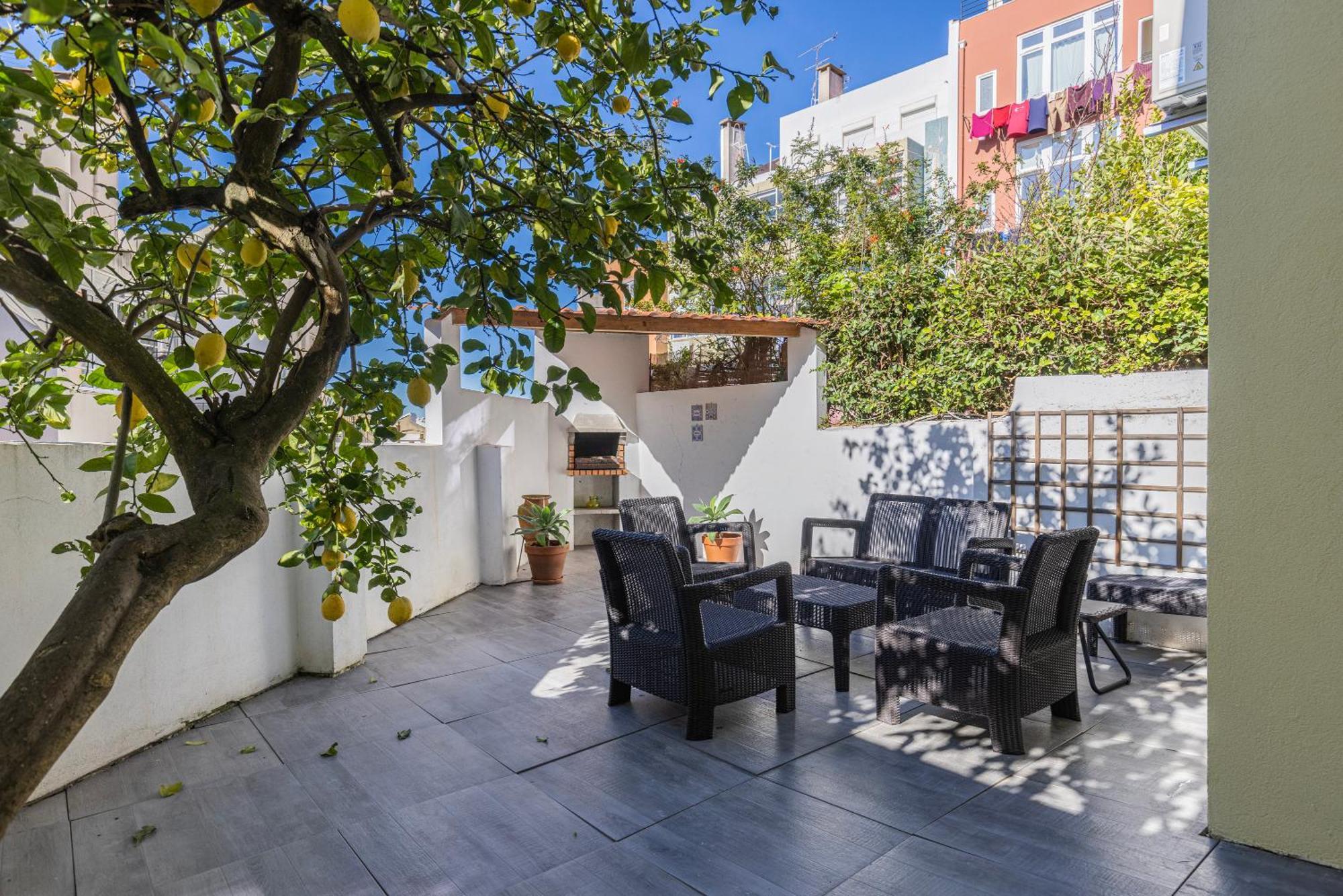 Apartamento Moderno Com Terraco Lisbona Esterno foto
